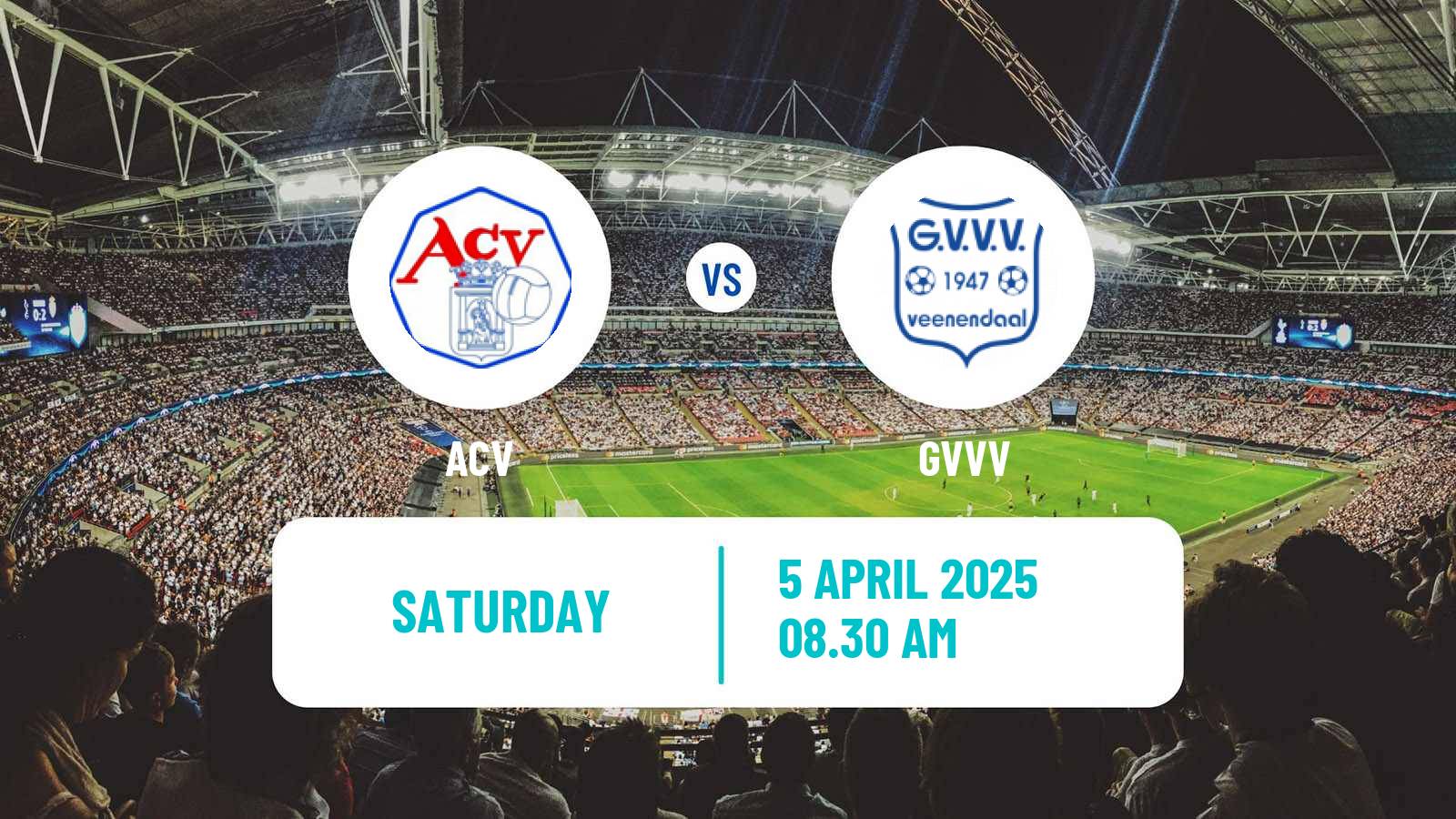 Soccer Dutch Tweede Divisie ACV - GVVV