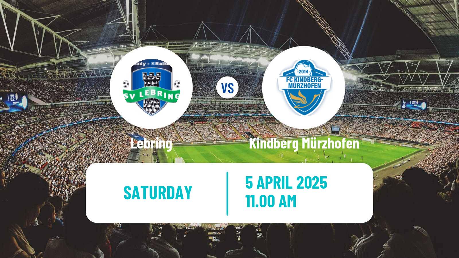 Soccer Austrian Landesliga Steiermark Lebring - Kindberg Mürzhofen