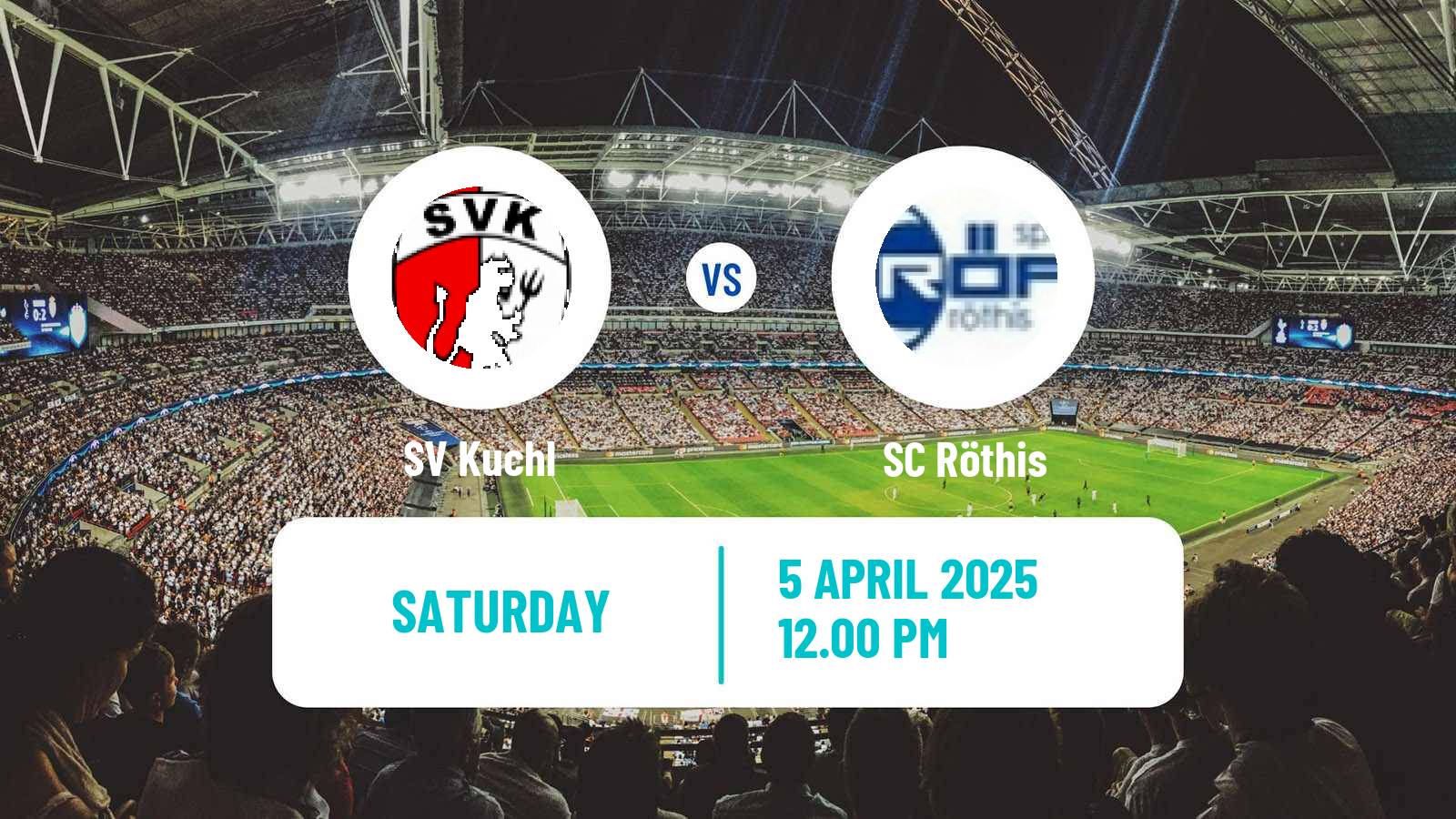 Soccer Austrian Regionalliga West Kuchl - Röthis