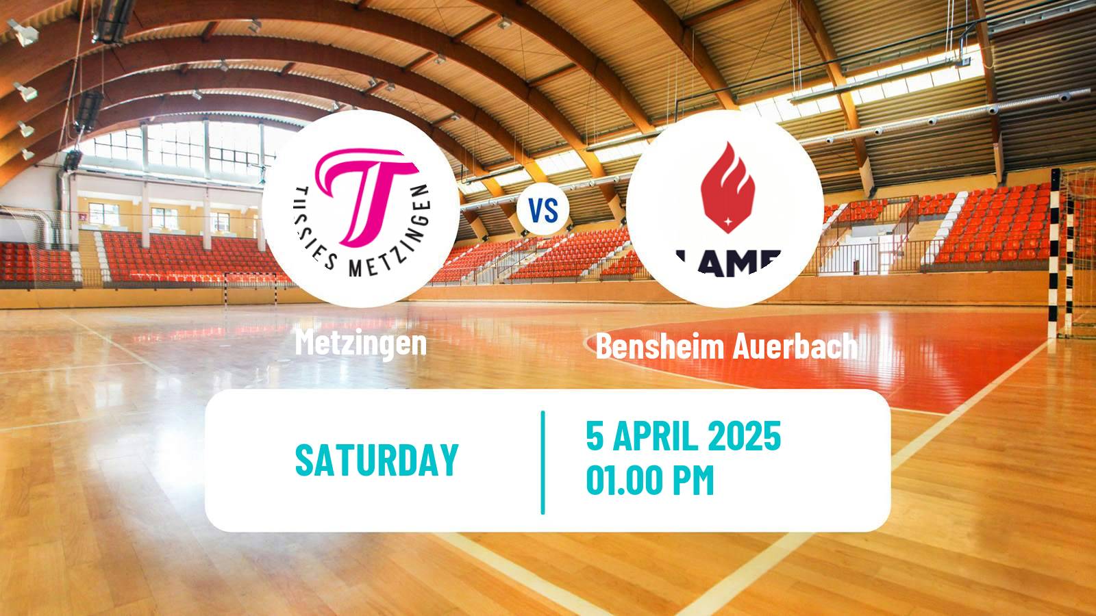 Handball German 1 Bundesliga Handball Women Metzingen - Bensheim Auerbach
