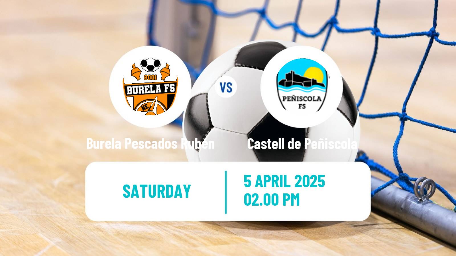 Futsal Spanish Primera Division Futsal Burela Pescados Rubén - Castell de Peñiscola