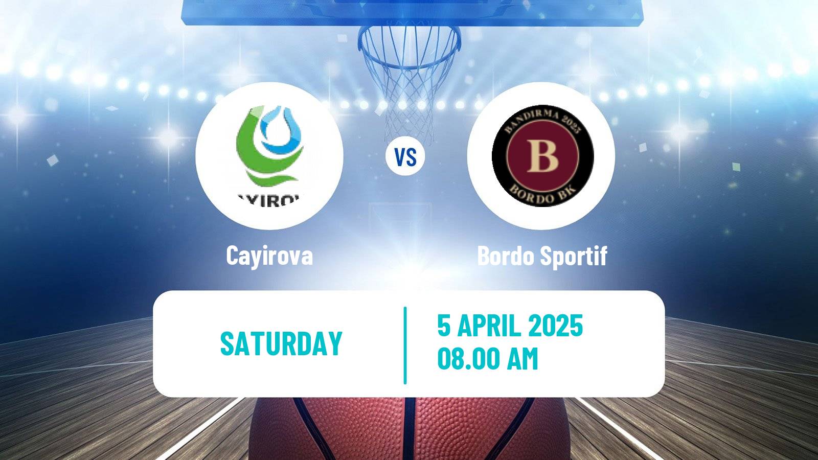 Basketball Turkish TBL Cayirova - Bordo Sportif