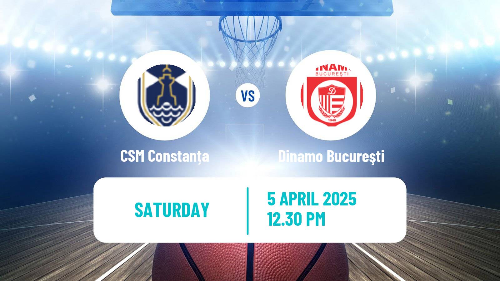 Basketball Romanian Divizia A Basketball CSM Constanța - Dinamo Bucureşti