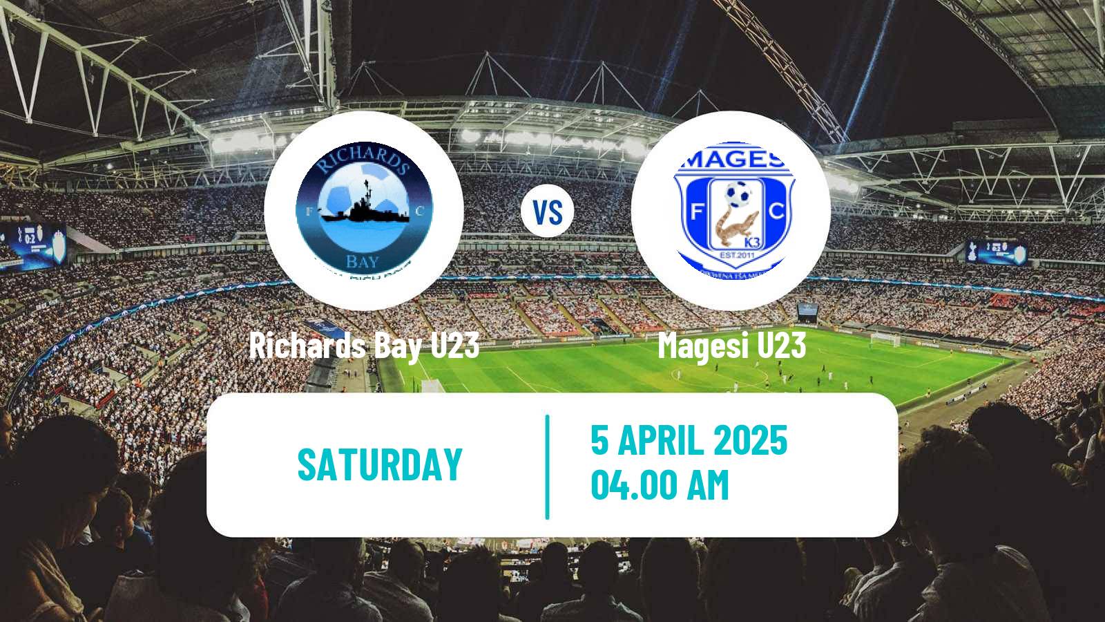 Football South African Diski Challenge Richards Bay U23 - Magesi U23