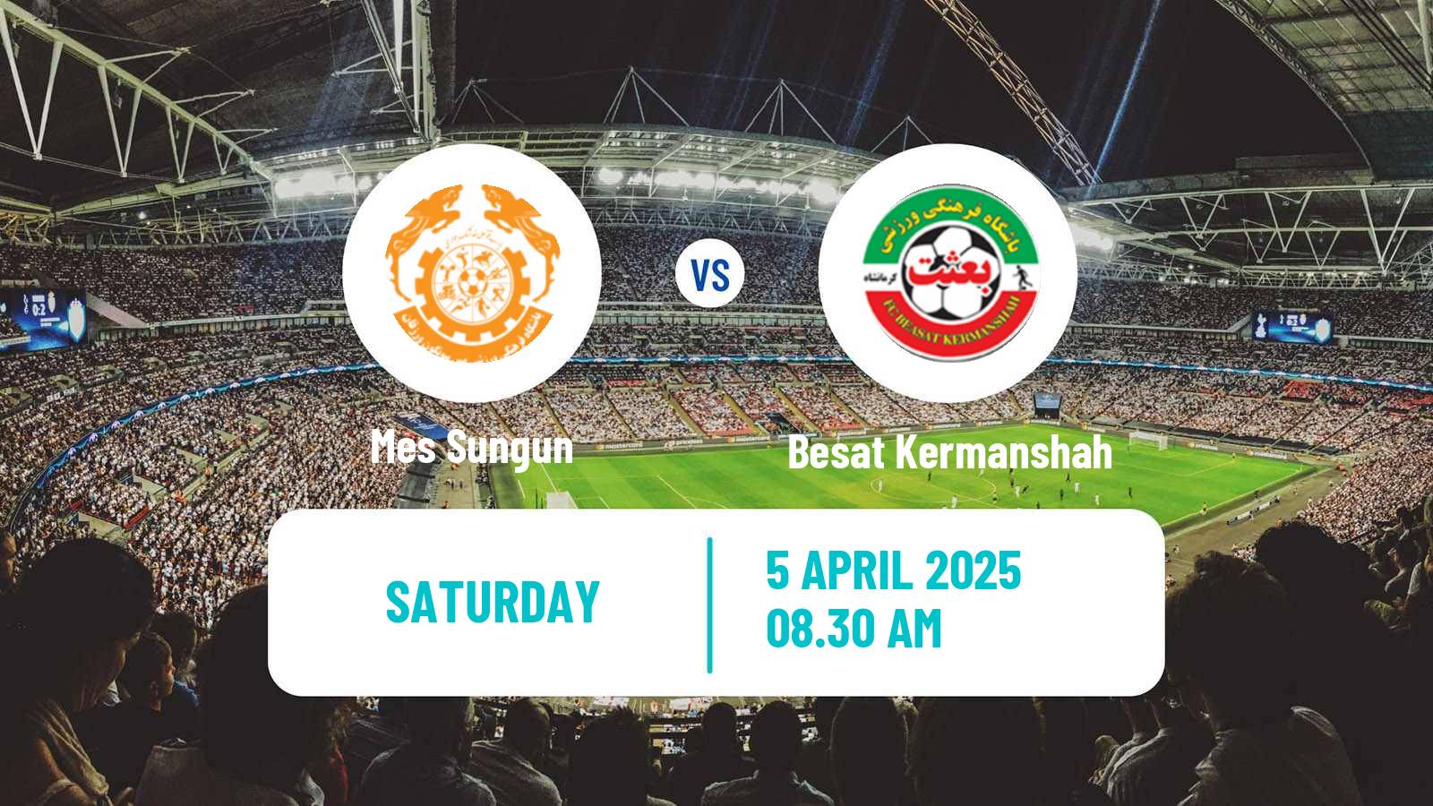 Soccer Iran Division 1 Mes Sungun - Besat Kermanshah
