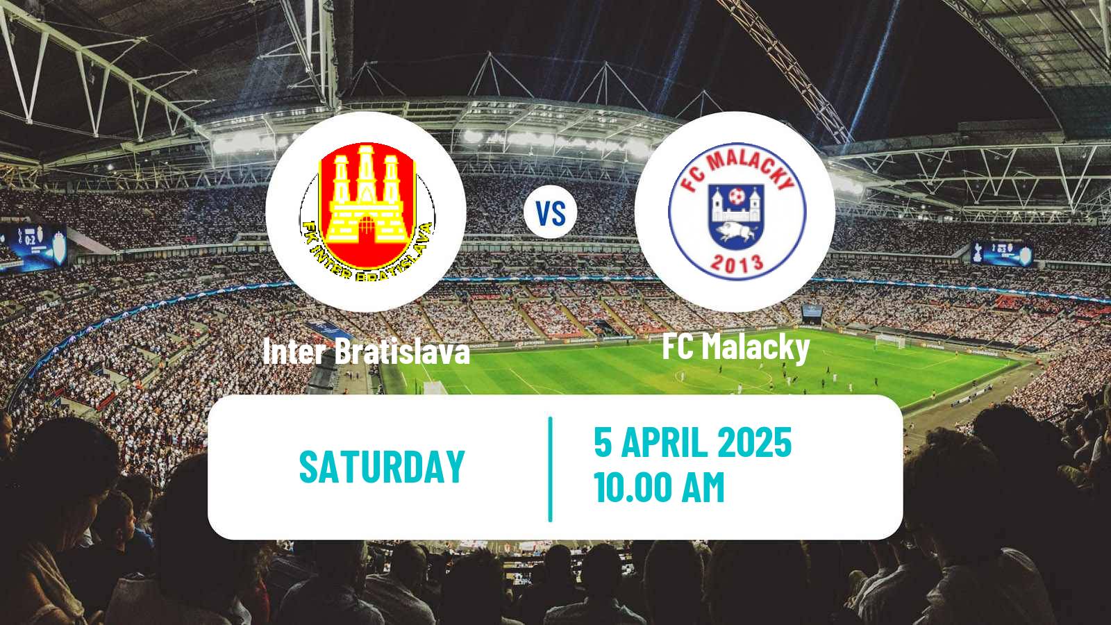 Soccer Slovak 3 Liga West Inter Bratislava - Malacky