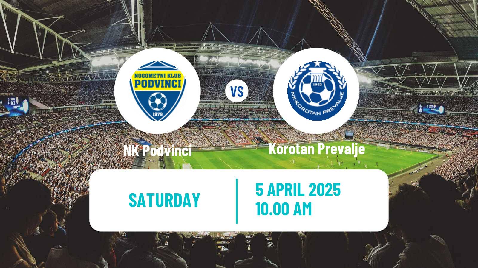 Soccer Slovenian 3 SNL East Podvinci - Korotan Prevalje