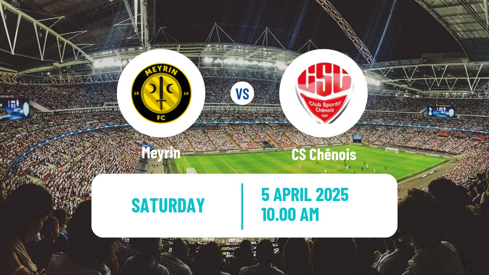 Soccer Swiss 1 Liga Classic Group 1 Meyrin - Chênois