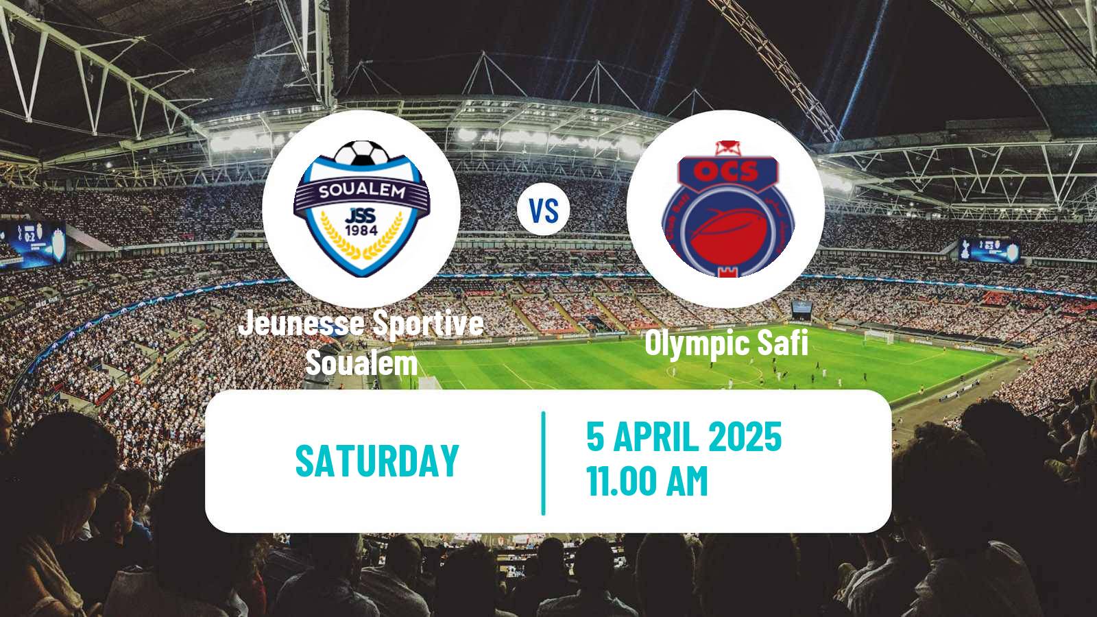 Soccer Moroccan Coupe du Trone Jeunesse Sportive Soualem - Olympic Safi