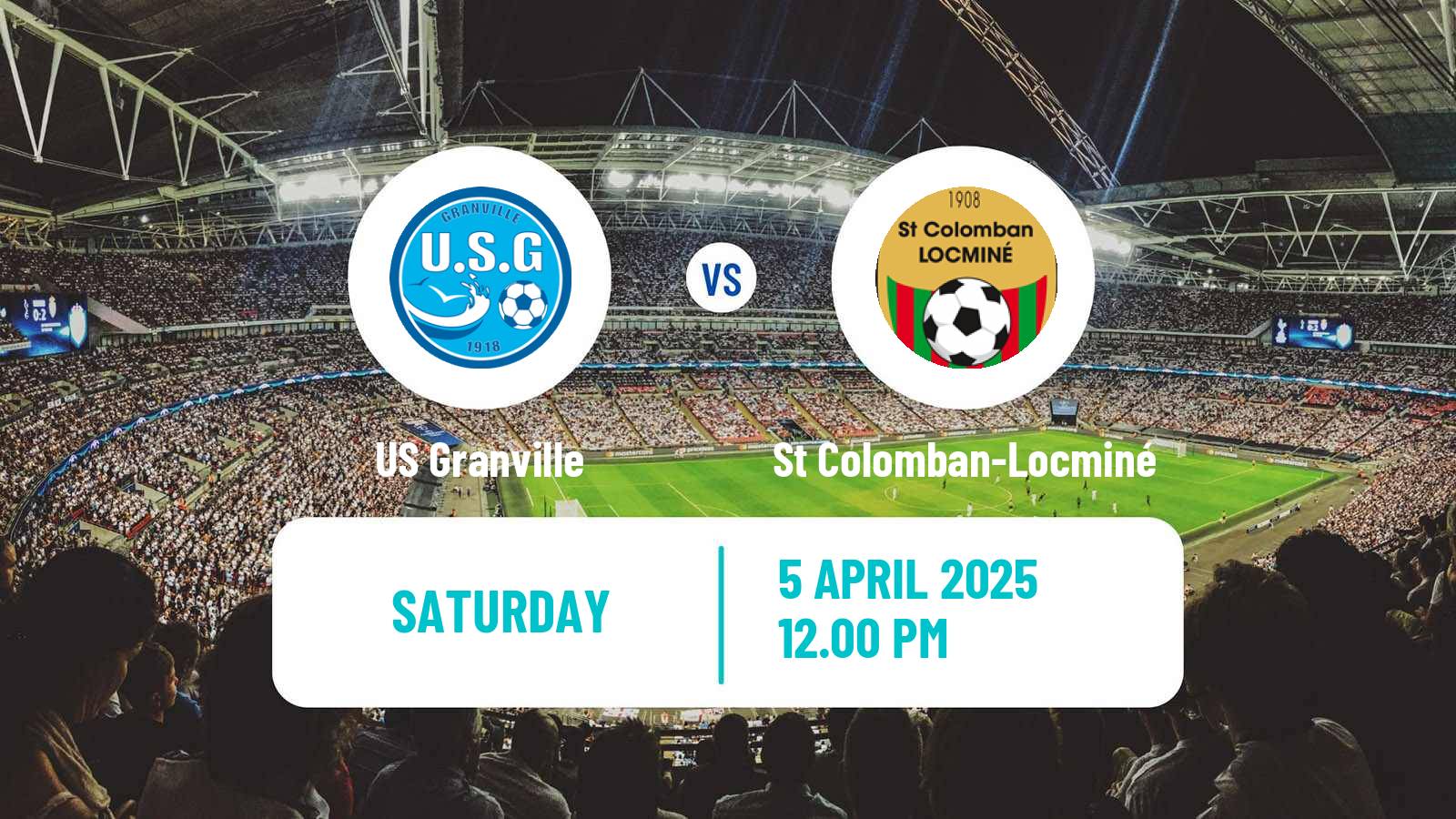Soccer French National 2 - Group B Granville - St Colomban-Locminé