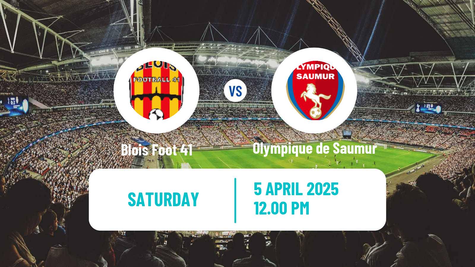 Soccer French National 2 - Group B Blois Foot 41 - Olympique de Saumur