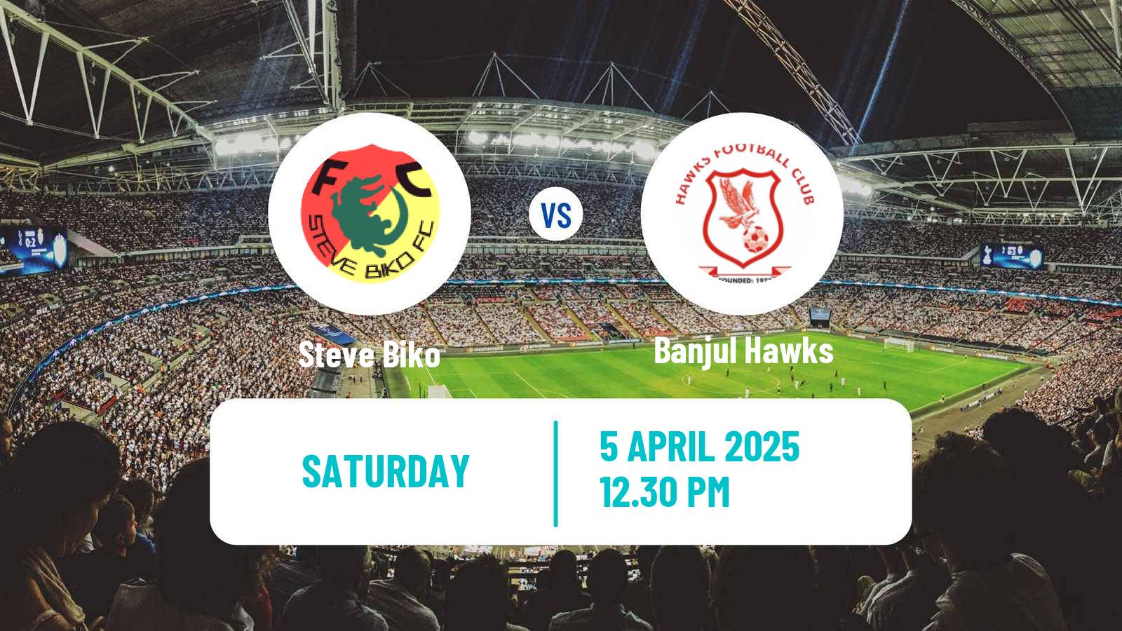 Soccer Gambian GFA League Steve Biko - Banjul Hawks