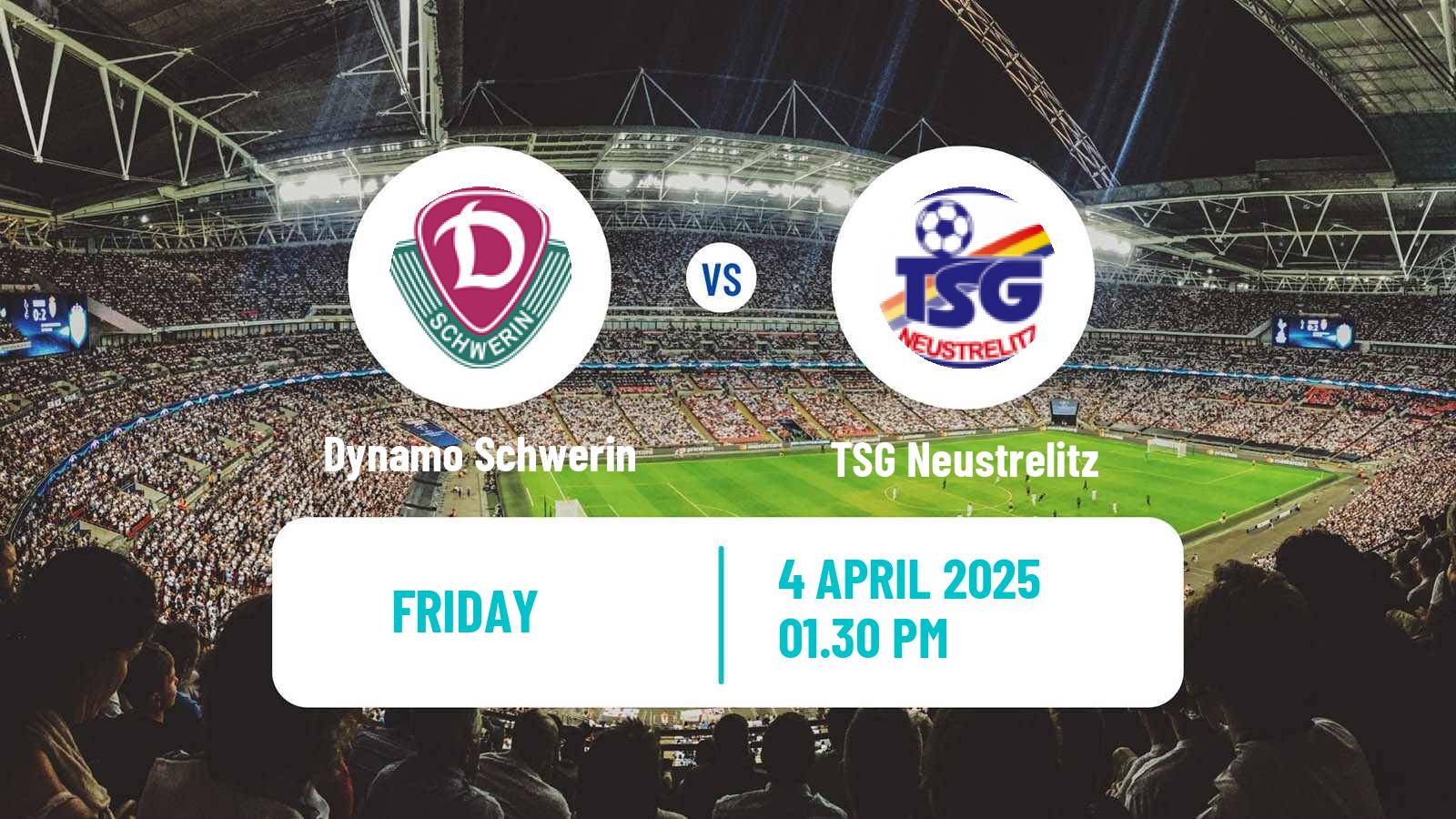 Soccer German Oberliga NOFV-Nord Dynamo Schwerin - TSG Neustrelitz