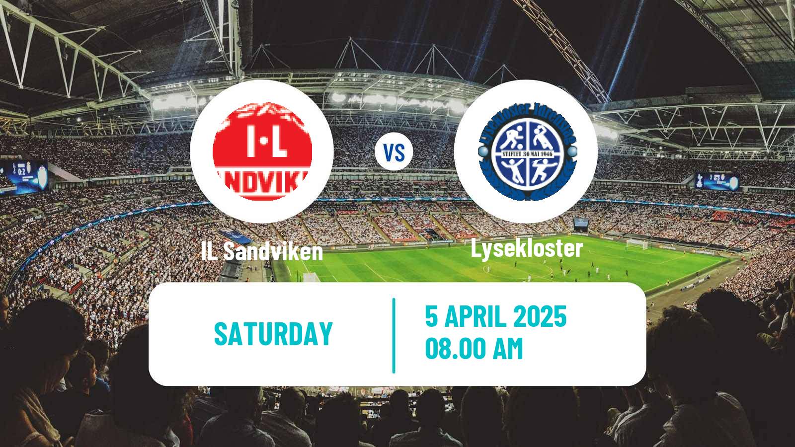 Soccer Norwegian Division 2 - Group 1 Sandviken - Lysekloster