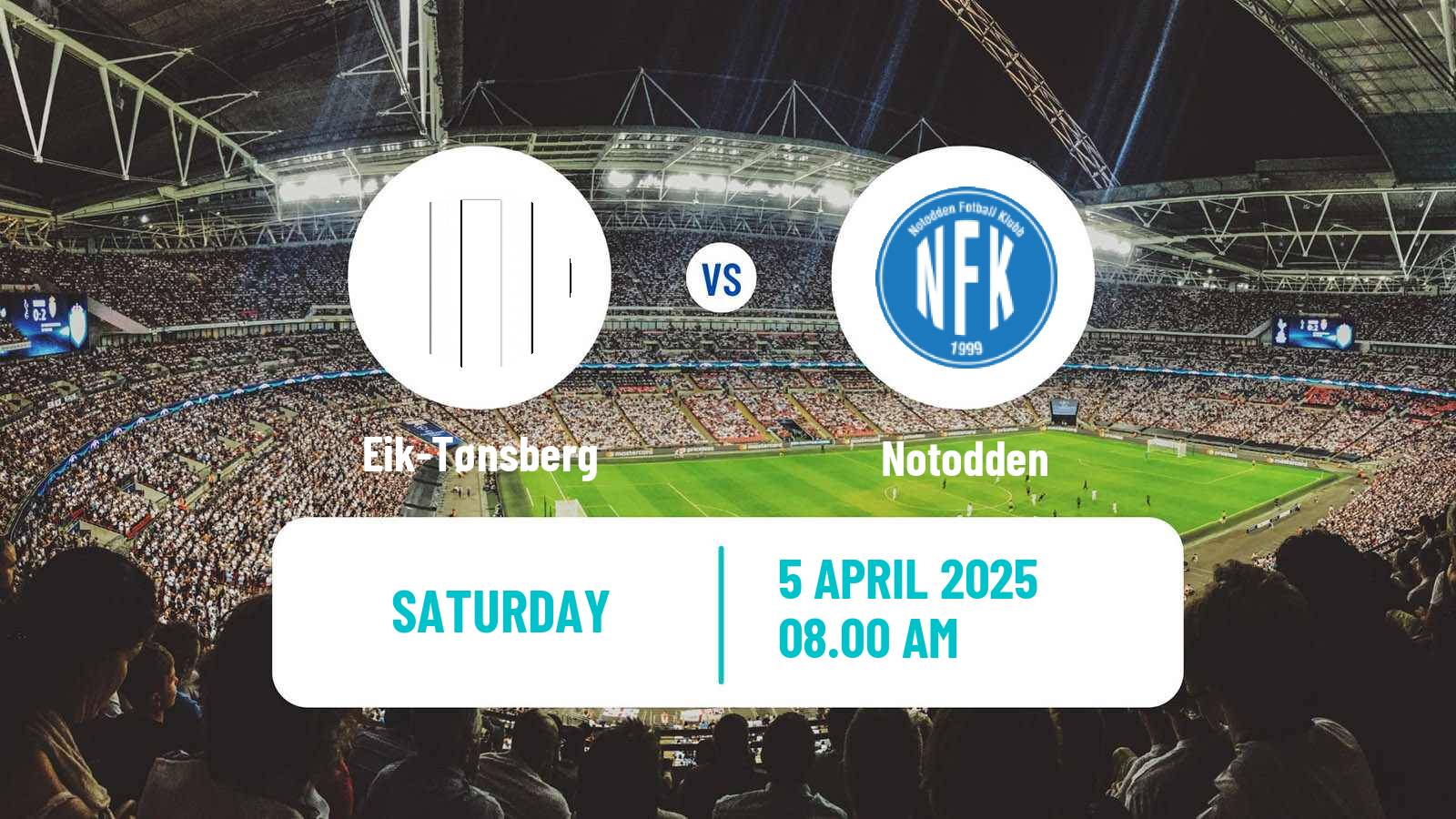 Soccer Norwegian Division 2 - Group 1 Eik-Tønsberg - Notodden