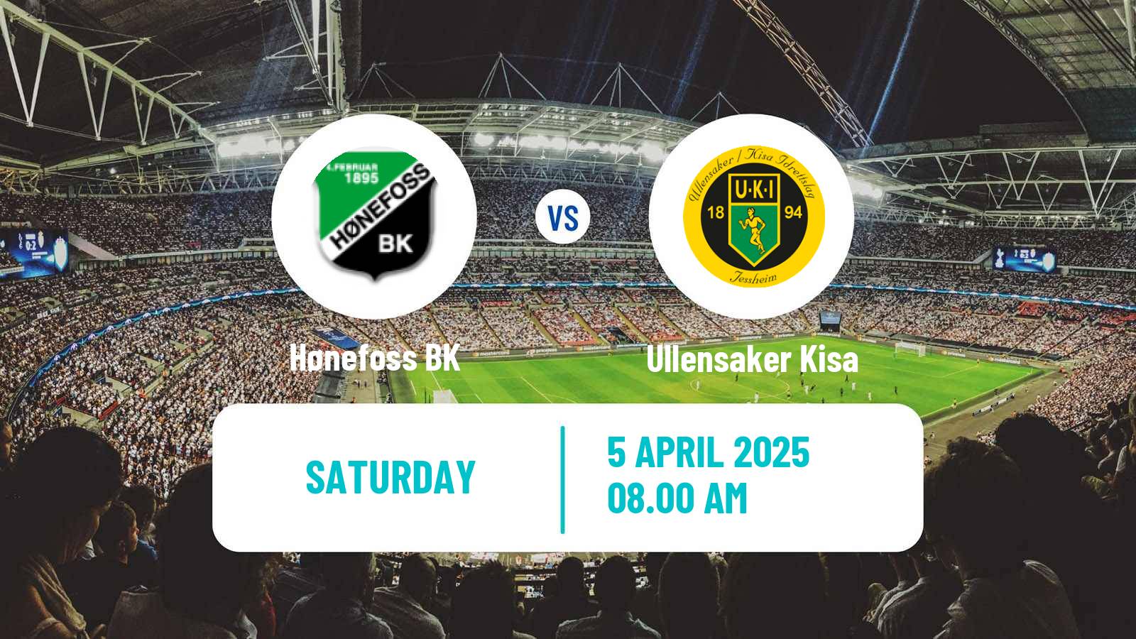 Soccer Norwegian Division 2 - Group 2 Hønefoss - Ullensaker Kisa