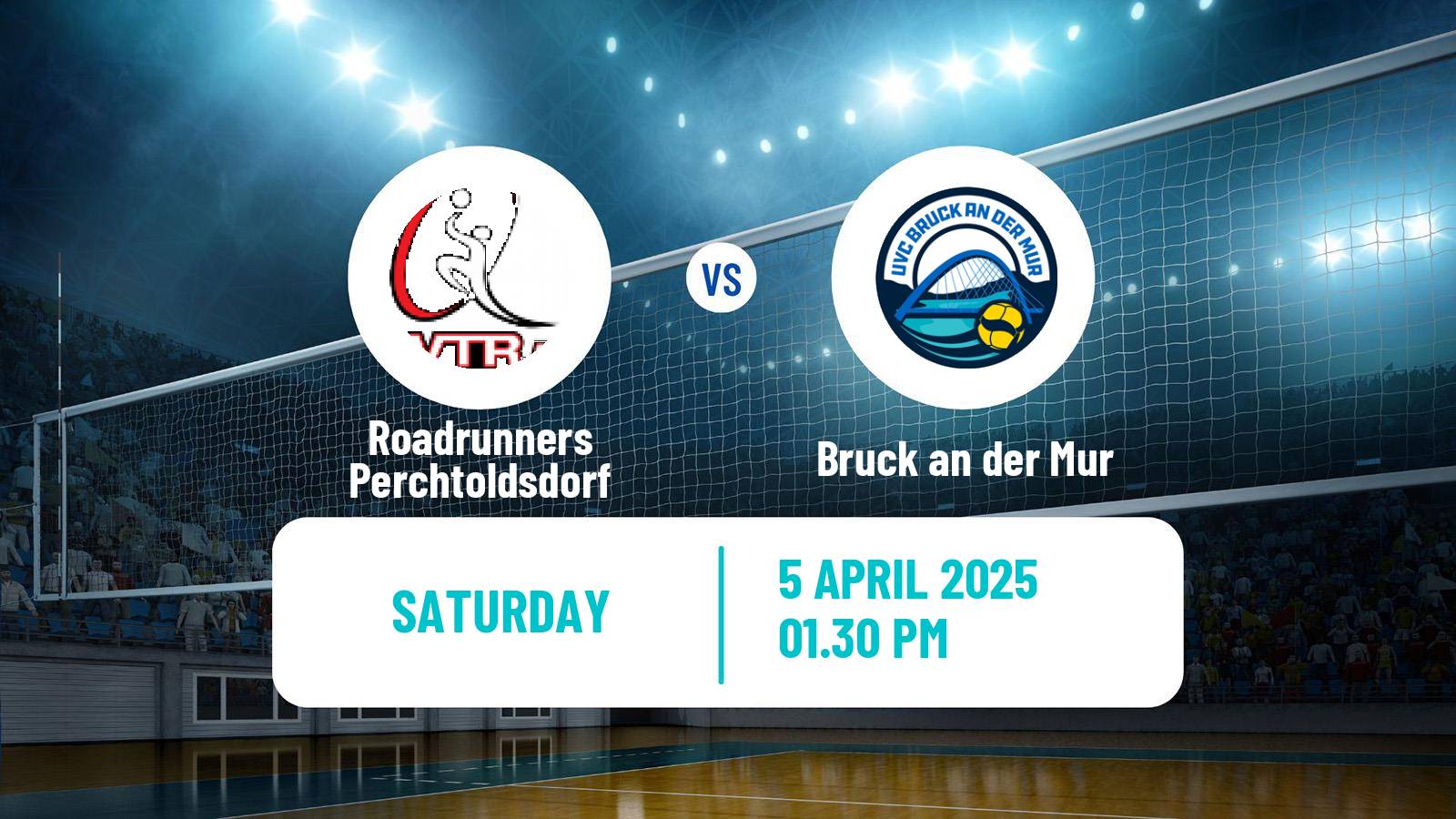 Volleyball Austrian 2 Bundesliga Volleyball Roadrunners Perchtoldsdorf - Bruck an der Mur