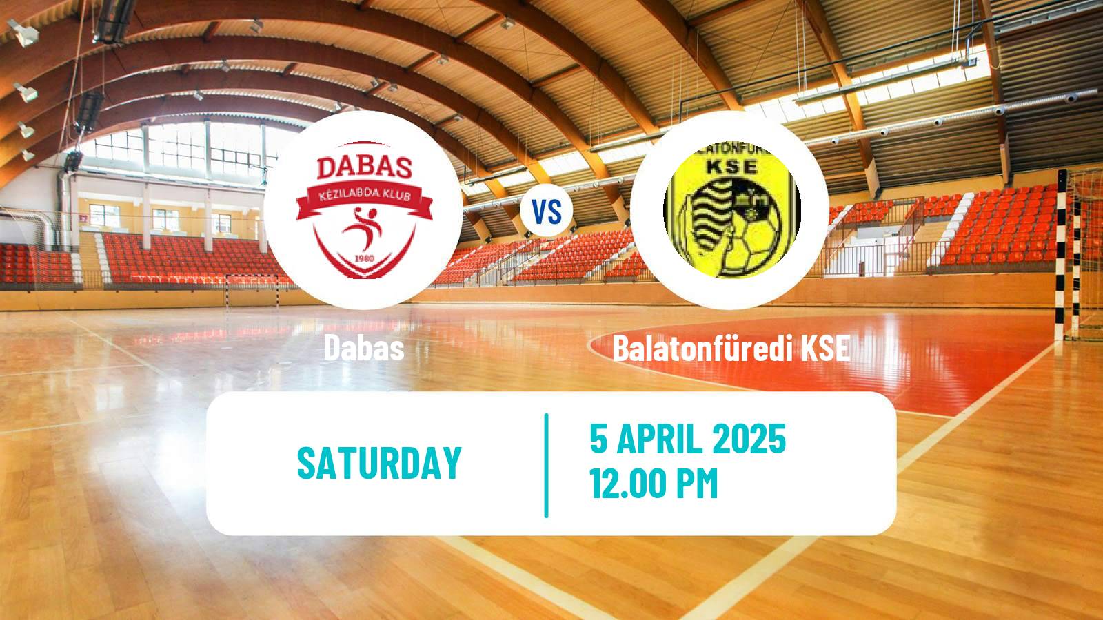Handball Hungarian Division 1 Handball Dabas - Balatonfüredi KSE