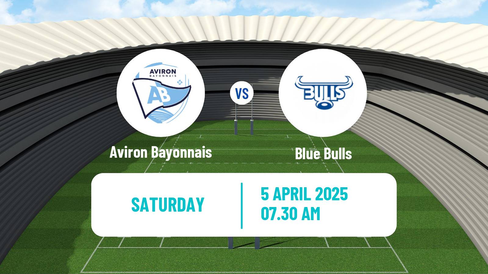 Rugby union Challenge Cup Rugby Aviron Bayonnais - Blue Bulls