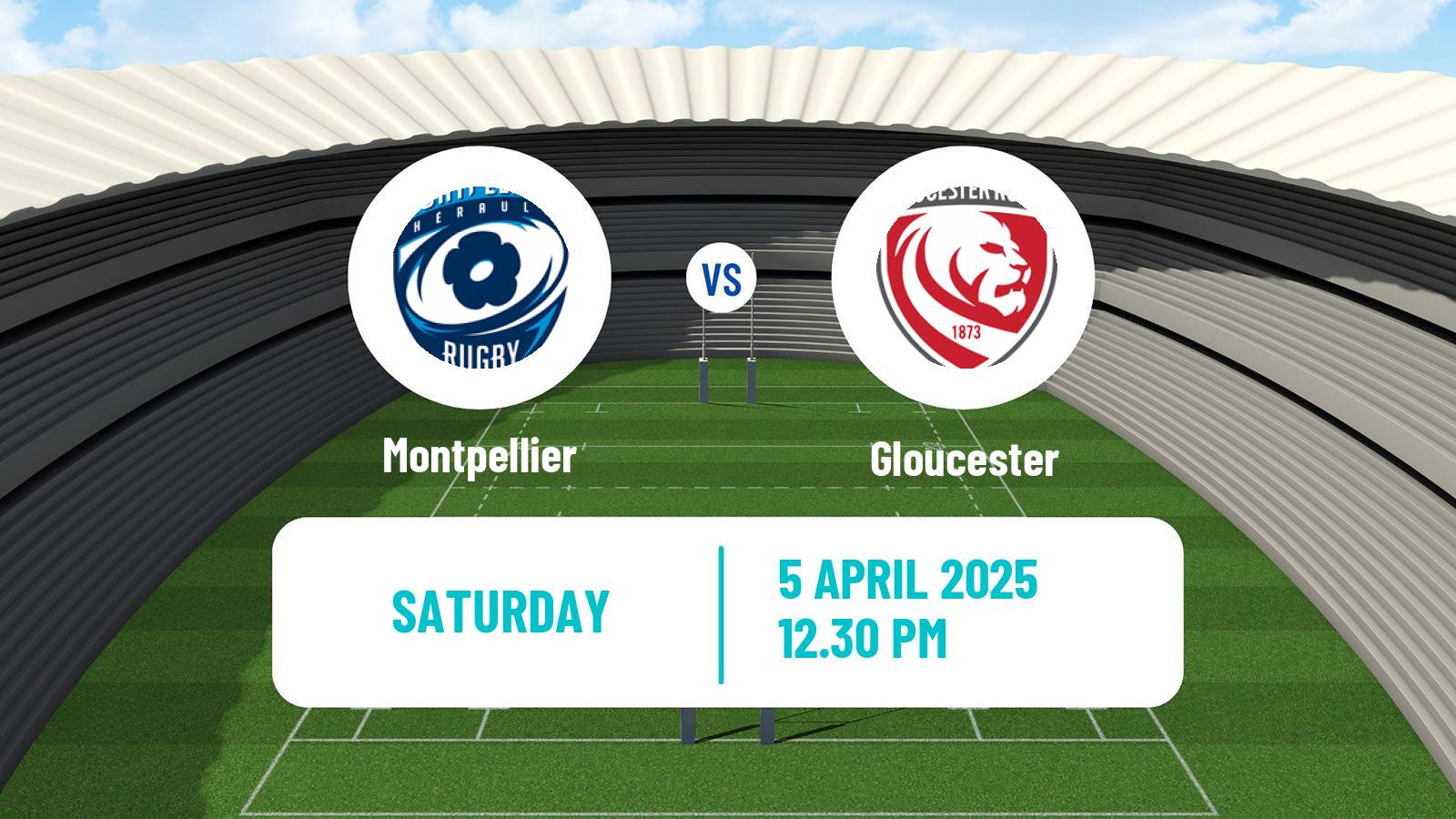 Rugby union Challenge Cup Rugby Montpellier - Gloucester