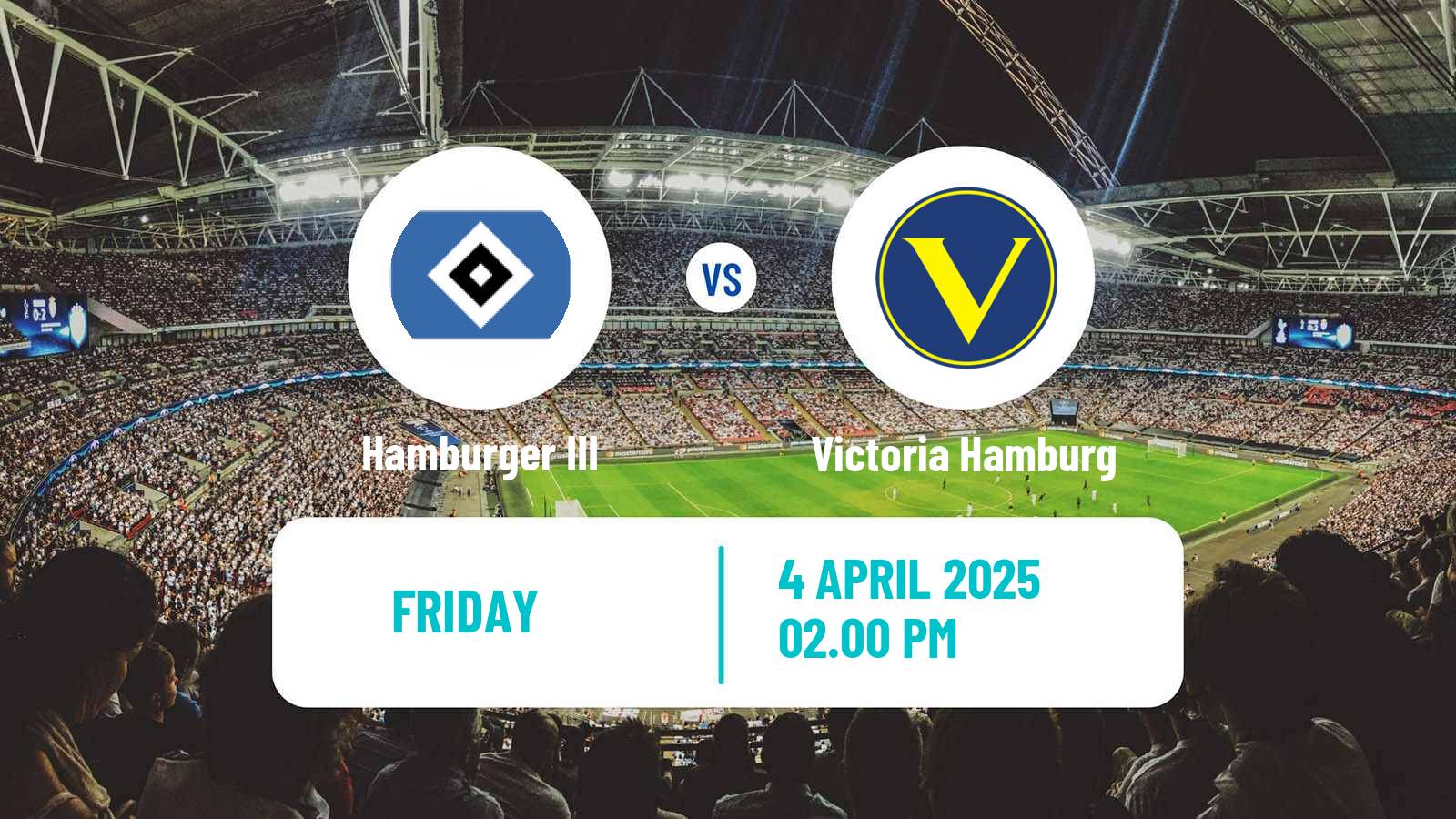 Soccer German Oberliga Hamburg Hamburger III - Victoria Hamburg