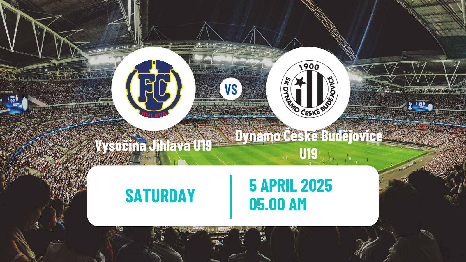 Soccer Czech U19 League Vysočina Jihlava U19 - Dynamo České Budějovice U19