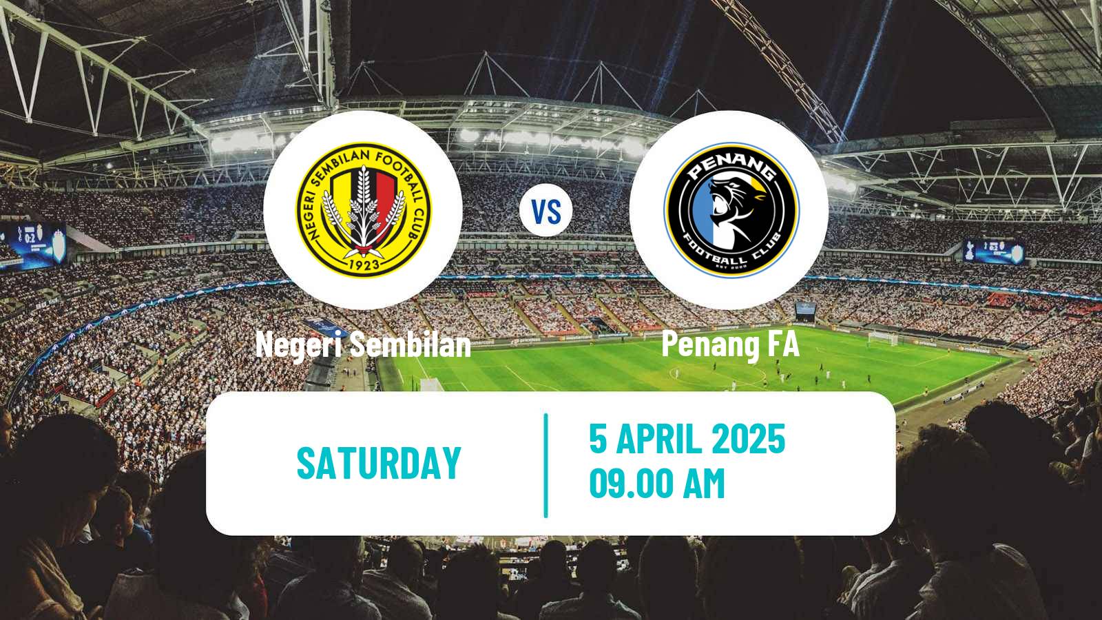 Soccer Malaysian Super League Negeri Sembilan - Penang