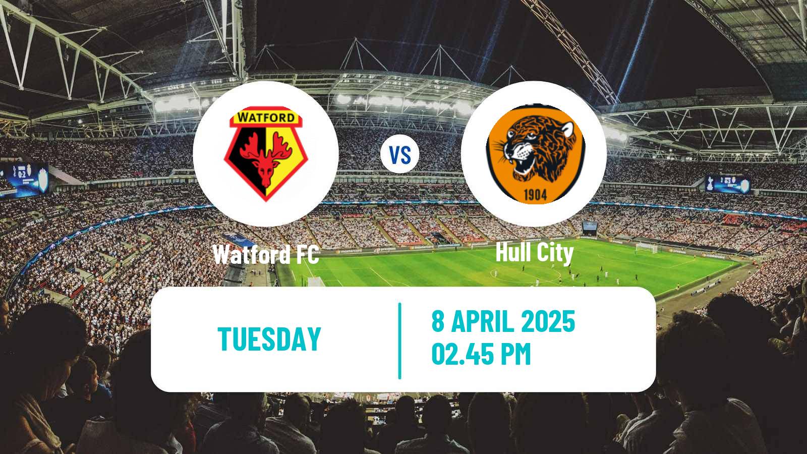 Soccer English League Championship Watford - Hull City