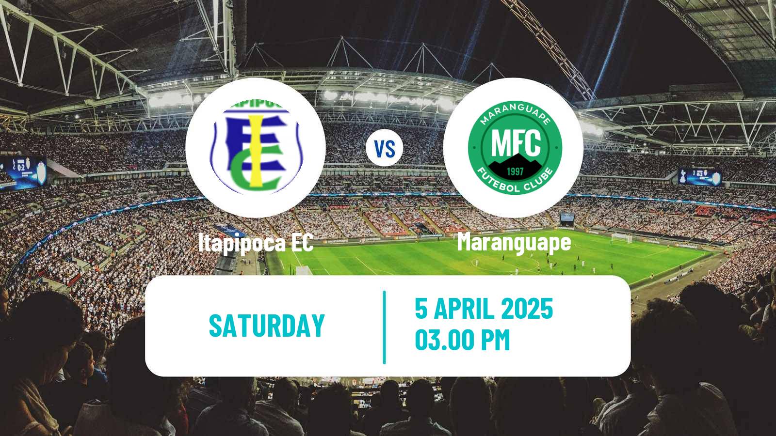 Soccer Brazilian Campeonato Cearense 2 Itapipoca - Maranguape
