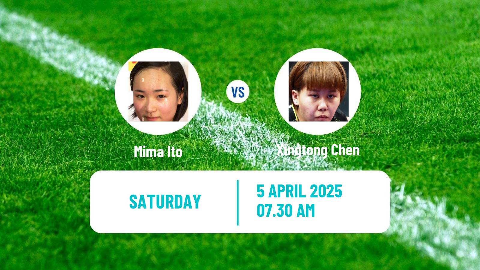 Table tennis Wtt Champions Incheon Women Mima Ito - Xingtong Chen