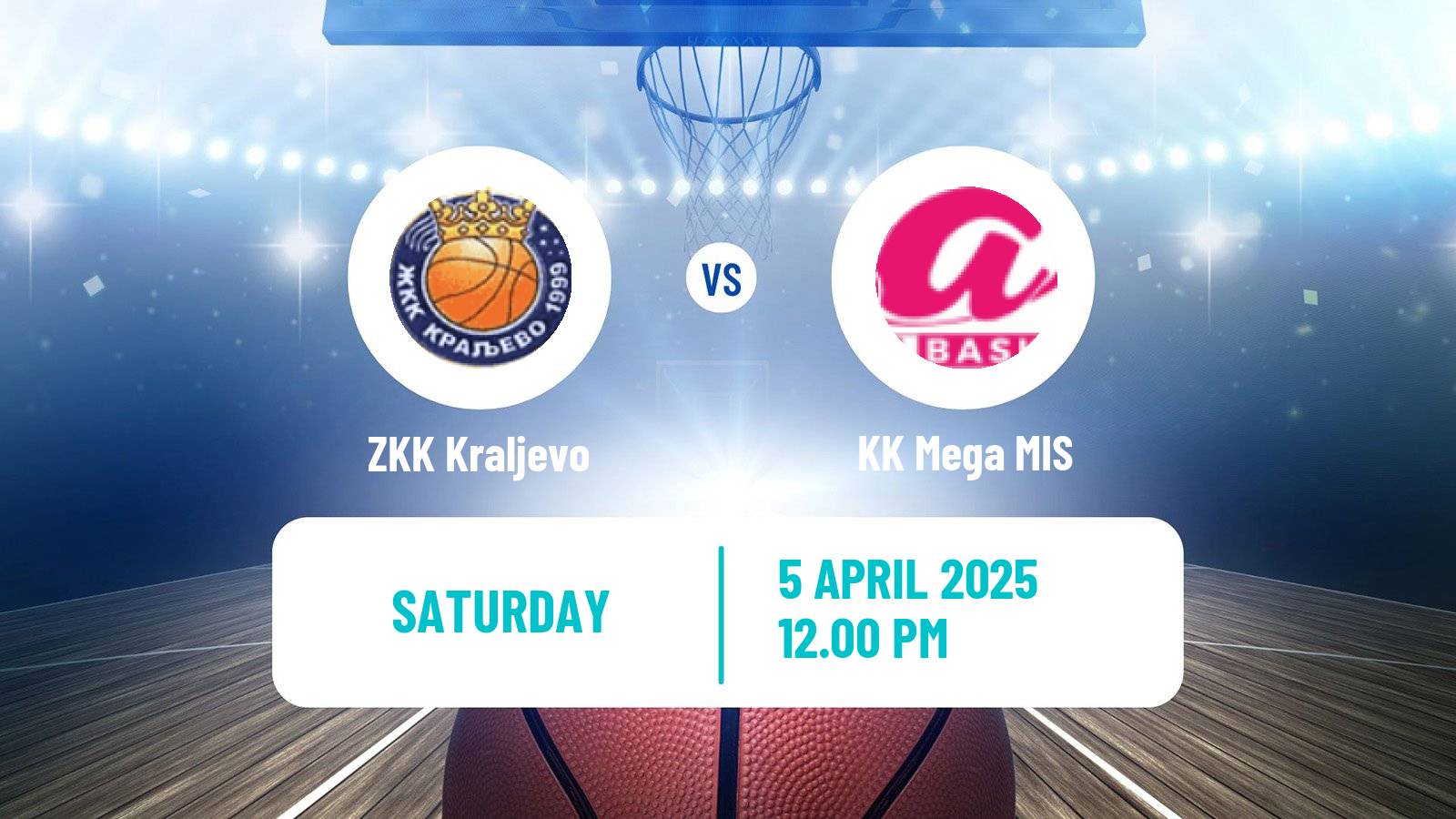 Basketball Serbian 1 ZLS Basketball Women Kraljevo - Mega MIS