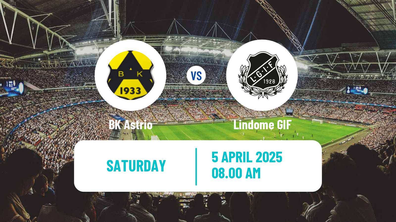 Soccer Swedish Division 2 - Västra Götaland Astrio - Lindome