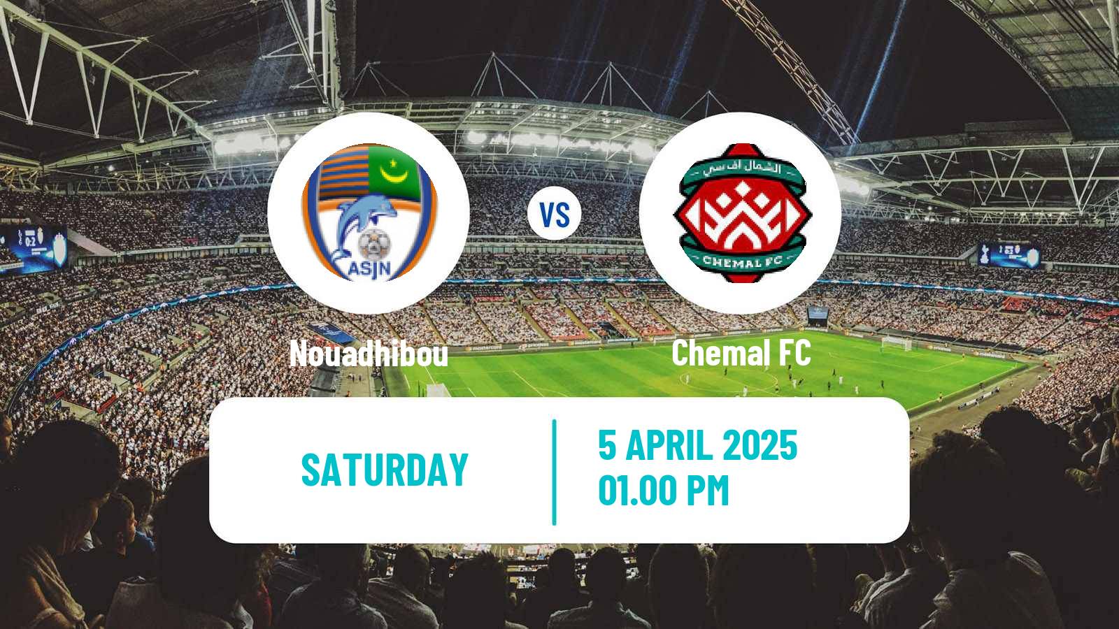 Soccer Mauritania Ligue 1 Nouadhibou - Chemal
