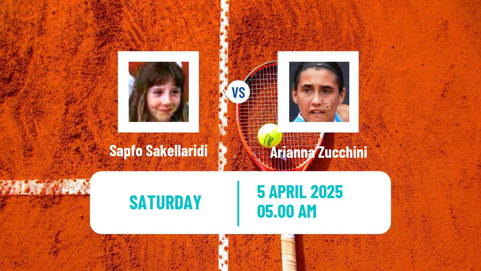 Tennis ITF W15 Monastir 13 Women Sapfo Sakellaridi - Arianna Zucchini