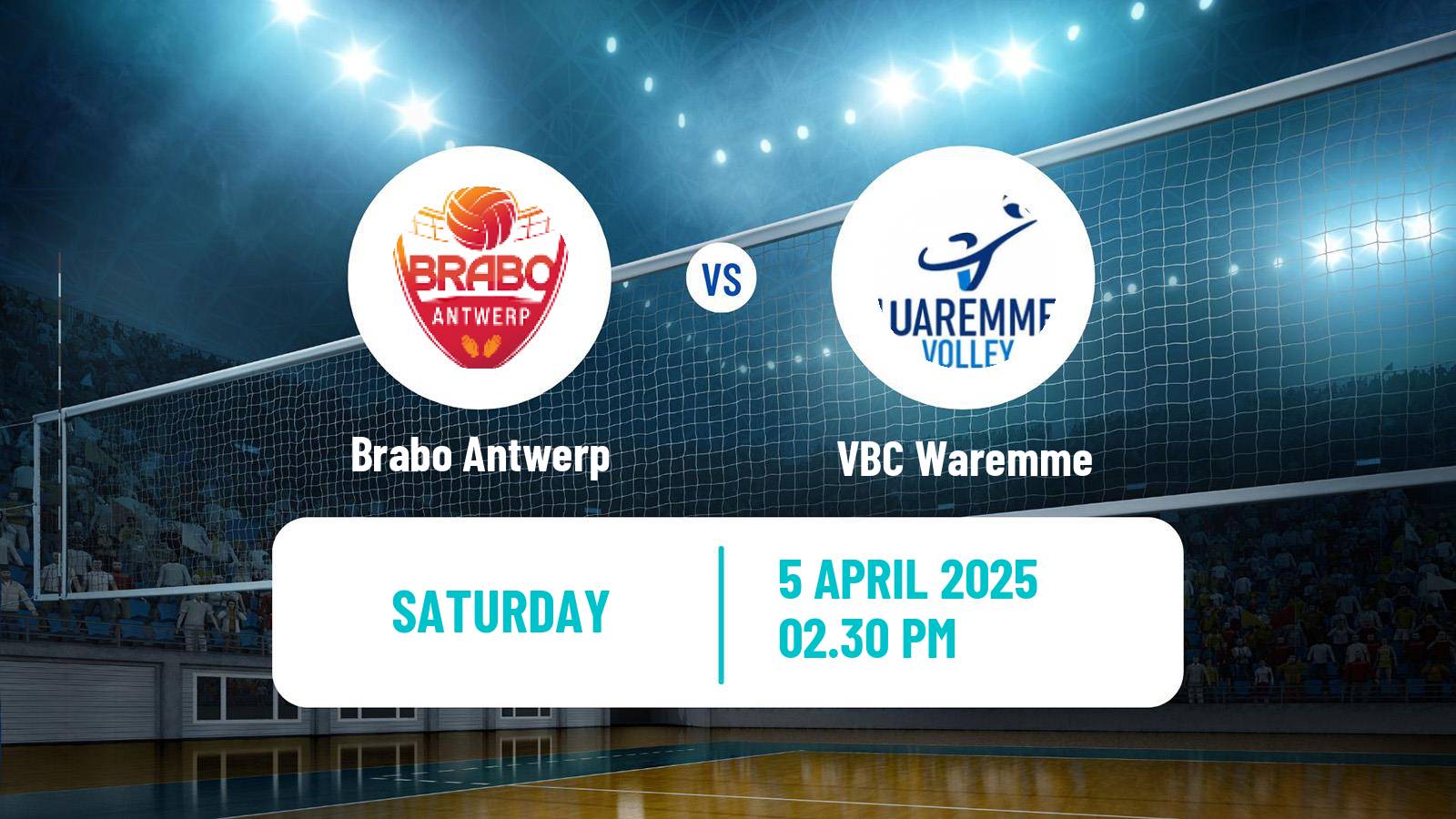Volleyball Belgian League Volleyball Brabo Antwerp - Waremme