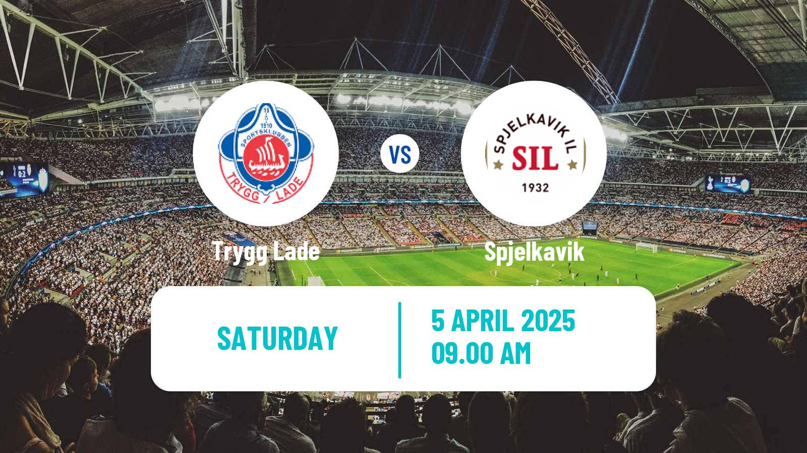 Soccer Norwegian Division 3 - Group 2 Trygg Lade - Spjelkavik