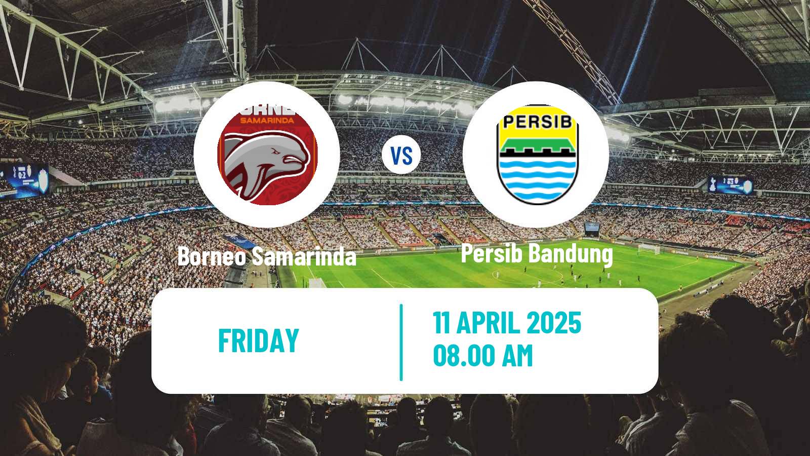 Soccer Indonesian Liga 1 Borneo Samarinda - Persib Bandung