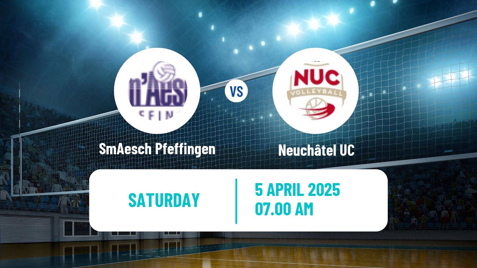 Volleyball Swiss Cup Volleyball Women SmAesch Pfeffingen - Neuchâtel UC
