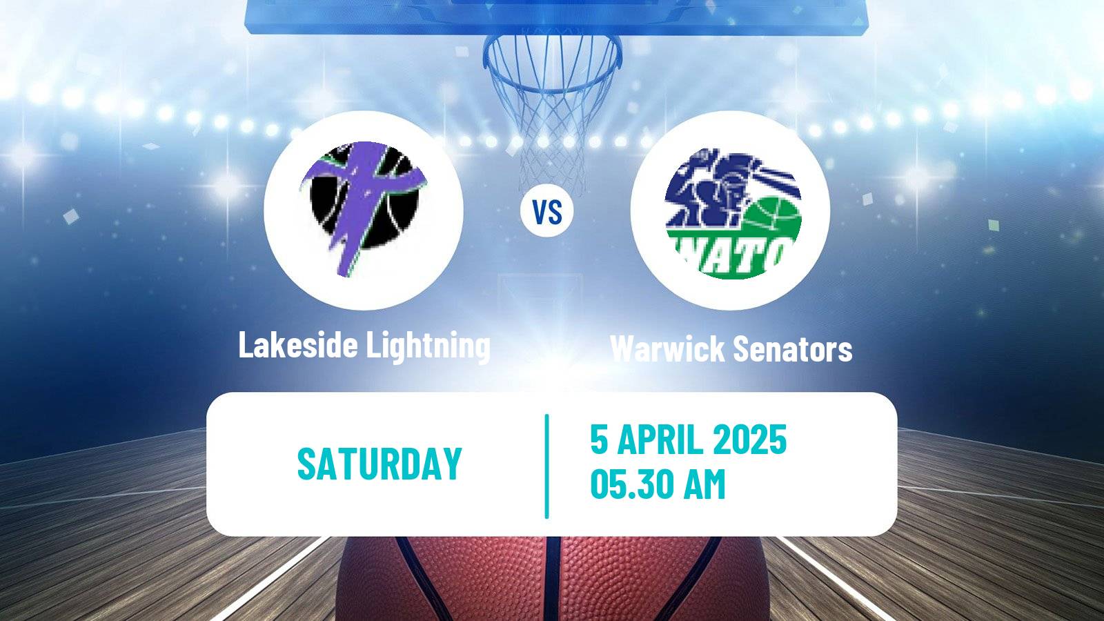 Basketball Australian NBL1 West Women Lakeside Lightning - Warwick Senators