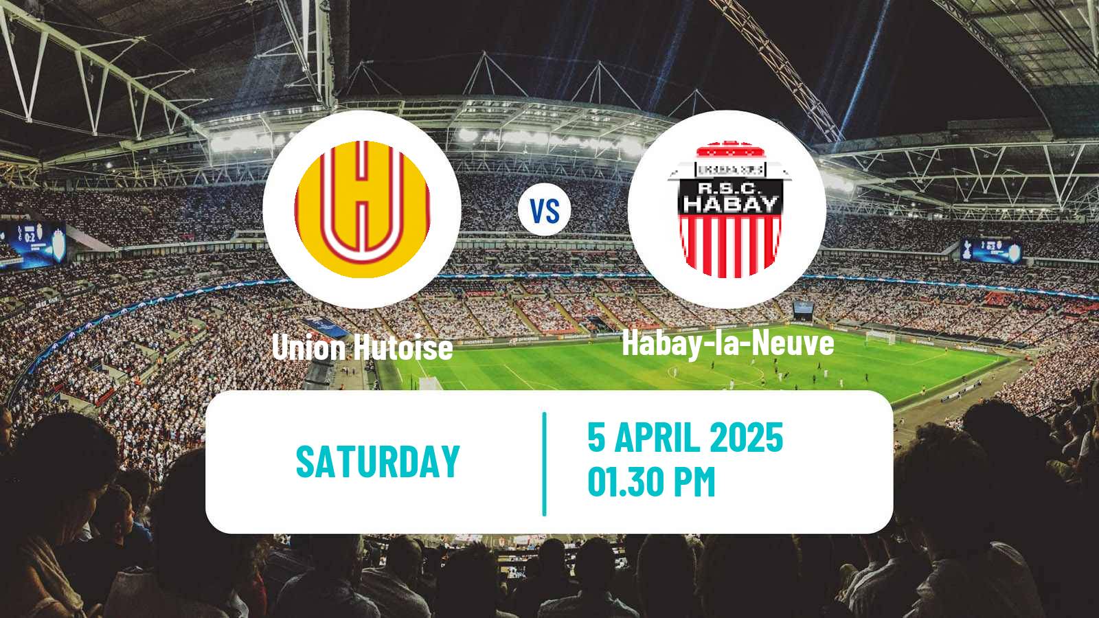 Soccer Belgian Second Amateur Division Group C Union Hutoise - Habay-la-Neuve