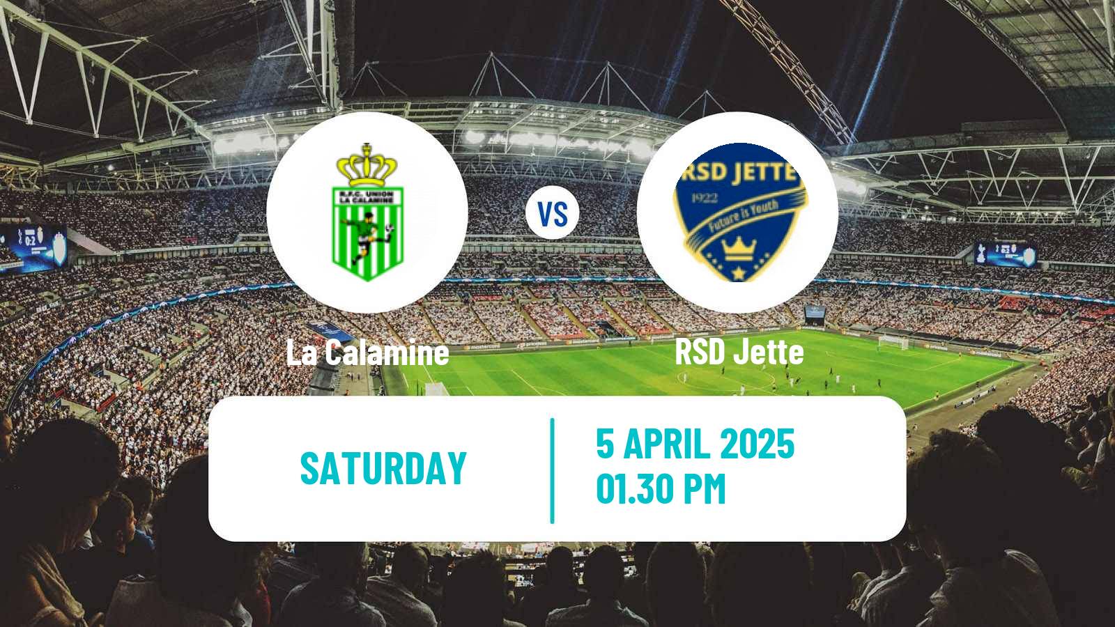Soccer Belgian Second Amateur Division Group C La Calamine - Jette