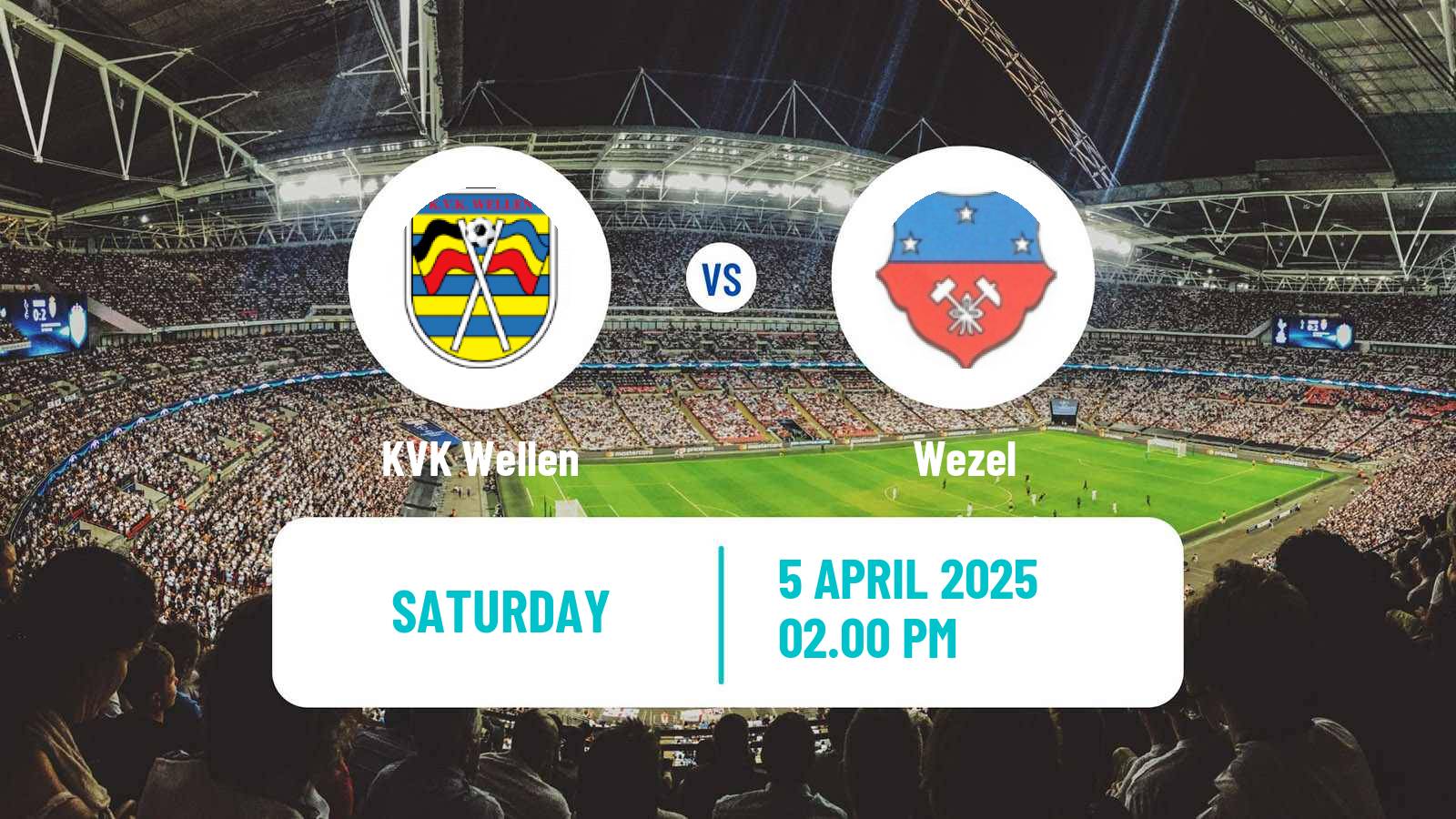 Soccer Belgian Second Amateur Division Group B Wellen - Wezel