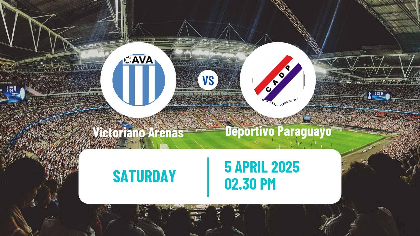 Soccer Argentinian Primera C Victoriano Arenas - Deportivo Paraguayo