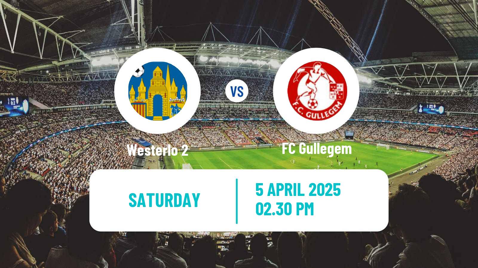 Football Belgian Second Amateur Division Group A Westerlo 2 - Gullegem