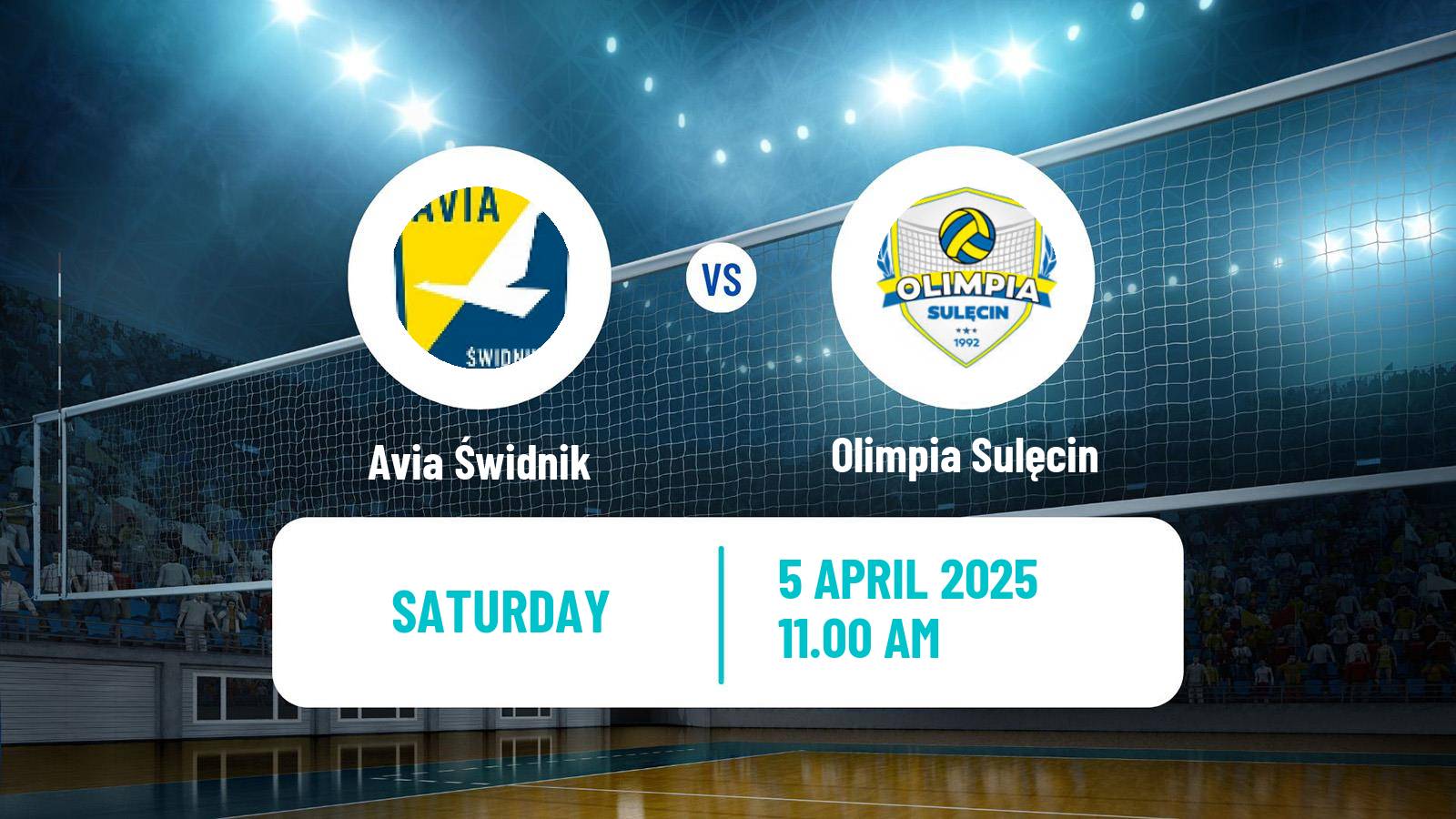 Volleyball Polish I Liga Volleyball Avia Świdnik - Olimpia Sulęcin