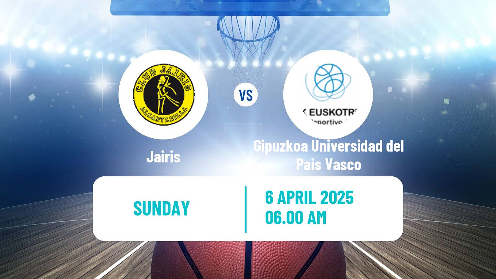 Basketball Spanish Liga Femenina Basketball Jairis - Gipuzkoa Universidad del Pais Vasco