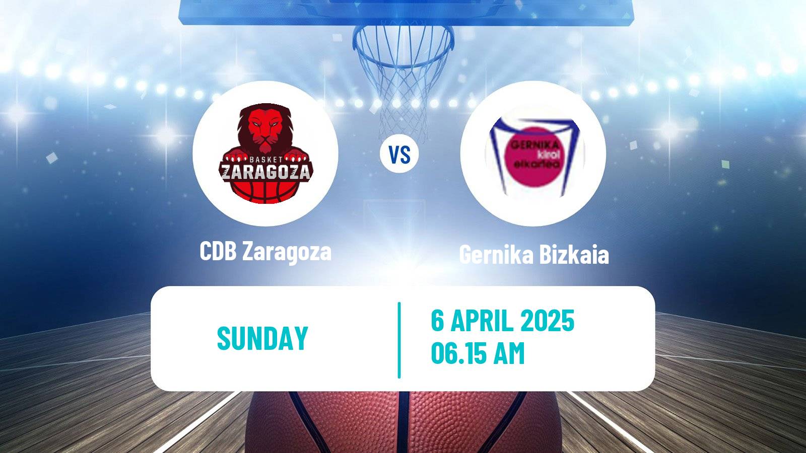 Basketball Spanish Liga Femenina Basketball Zaragoza - Gernika Bizkaia