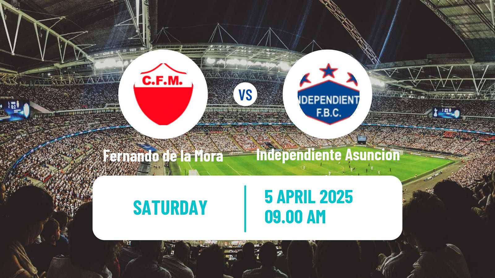 Soccer Paraguayan Division Intermedia Fernando de la Mora - Independiente Asuncion