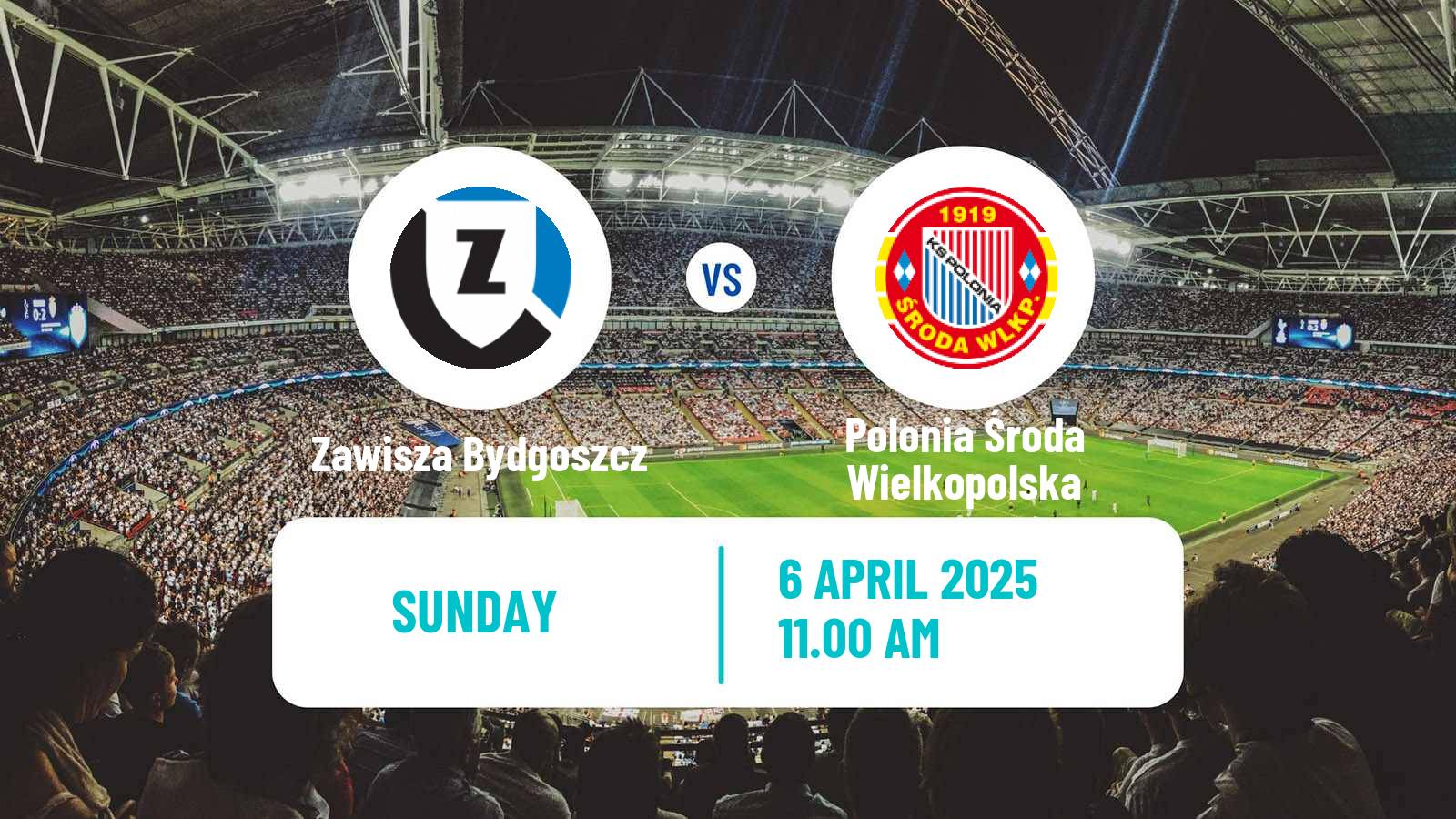 Soccer Polish Division 3 - Group II Zawisza Bydgoszcz - Polonia Środa Wielkopolska
