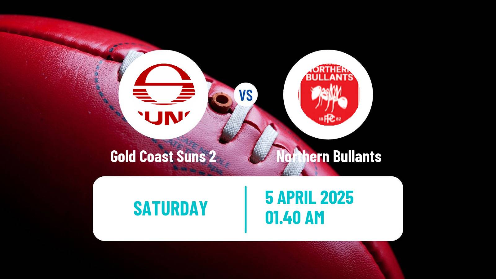 Aussie rules VFL Gold Coast Suns 2 - Northern Bullants